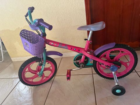 Bicicleta infantil Barbie aro 16