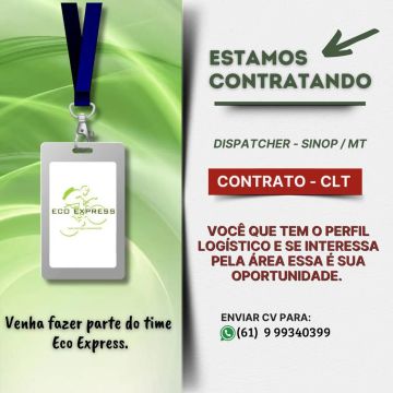 Vaga para Dispatcher - Logística 