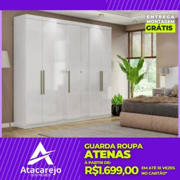 Guarda Roupa Casal Entrega e Monta Grátis 