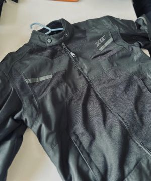 Jaqueta X11 Breeze 2 preto ventilada (100% impermeável) Jaqueta para moto