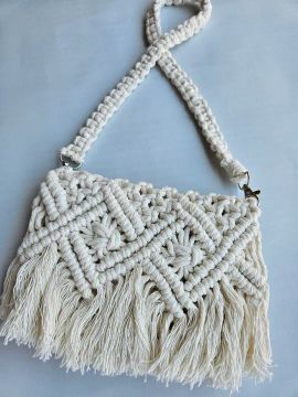 Lindaaa bolsa de Macrame 