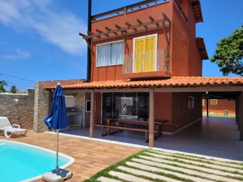 Disp FDS, Casa Top, 4Q, Piscina, Frente Lagoa, 200m Praia Ponta Negra