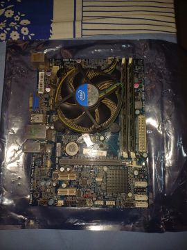 Kit Placa mãe, processador e memória RAM