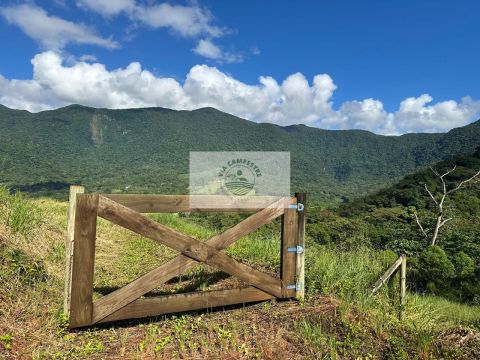Sítio com 2.750 m² no Quiriri, escriturado, com linda vista, lugar alto