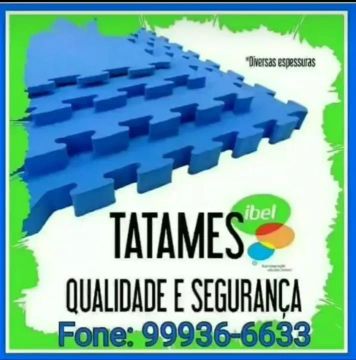Tatames em eva