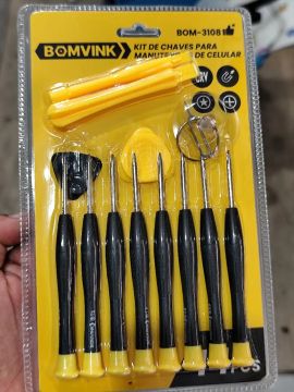 Kit de Chaves para Manutenção de Celular - 8 Peças