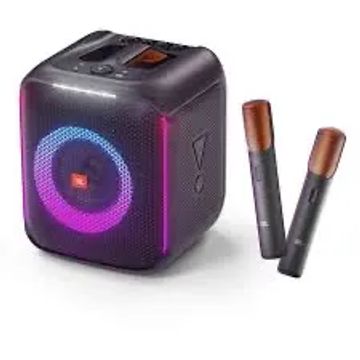 Caixa de Som JBL PartyBox Encore Essential com 2 Microfones - Nova!