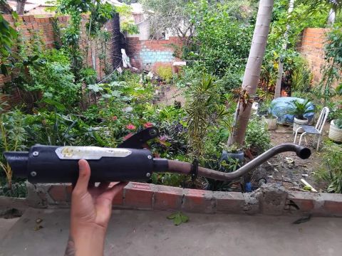 Escapamento esportivo para moto para pop 110