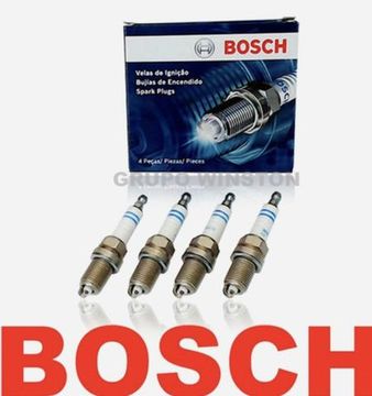 Jogo De Velas Bosch Fiat Uno Palio Punto Idea Fire Flex