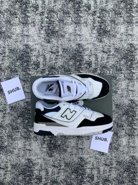 New Balance 550 White Black Cloud (41)