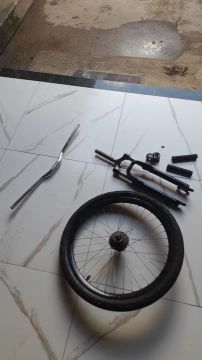 Peças de Bicicleta - Aro, Garfo e Guidão