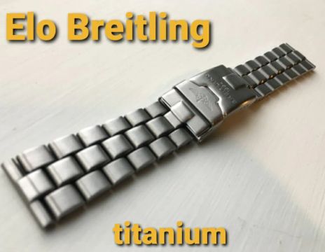 ELO Bracelete Breitling Titanium