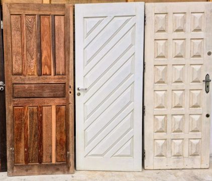 3 Portas de Madeira Maciça - Ótimo estado!