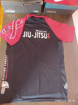 Camisa station combate Jiu-Jitsu Encaixe perfeito no corpo