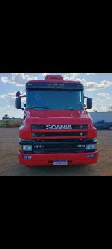 Scania T 124 360 6x2 2002  trucado de fábrica 