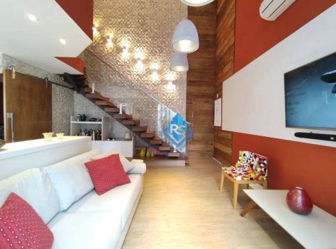 Apartamento Duplex com 4 dormitórios, 140 m² - venda por R$ 1.700.000,00 ou aluguel por R$