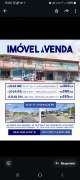 Espaço para comércio, frente de rua