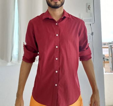 Camisa vinho Forever 21 