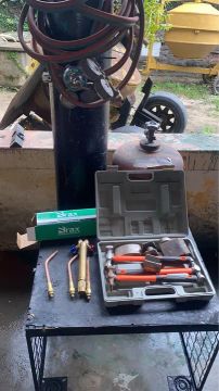 Conjunto de solda acetileno de funilaria com acessórios 