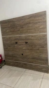Painel de Parede em Madeira - semi novo