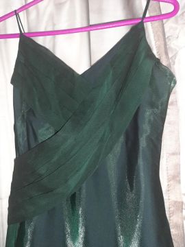 Vestido Longo Verde Escuro