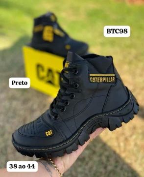 Promoção, coturno caterpillar masculino, entrega com taxa. 
