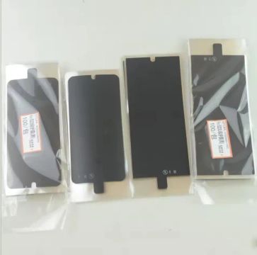 10 pçs papéis frontais de tela preta para samsung galaxy s25 ultra s25 plus cod A31