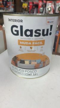 Tinta Acrílica cor foto antiga Fosca Interior Glasu! 3,6L