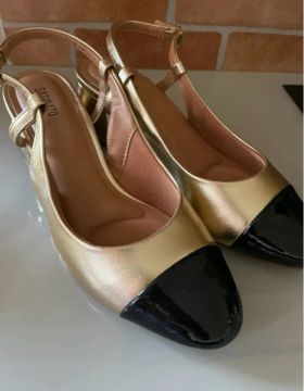 Sandália feminina original dourada 36