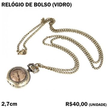 Relógio de Bolso (Vidro)