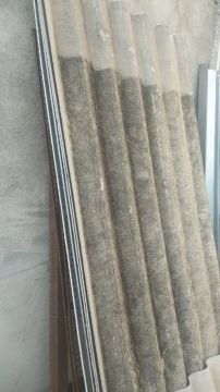 Vendo 5 Telhas 244x110 brasilit usado, mas em bom estado.