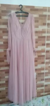 Vestido madrinha rosê