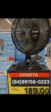 VENTILADOR MONDIAL SUPER POWER GRANDE LACRADO R$189.00