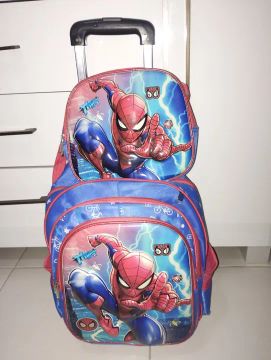 Mochila de rodinha Homem Aranha