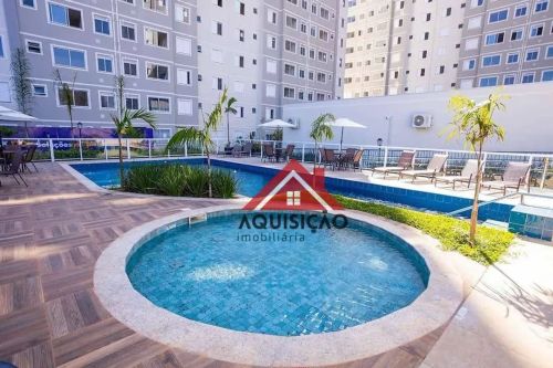 Apartamento com 2 dormitórios para alugar, 47 m² por R$ 2.139/mês - Parque Industrial - Ca