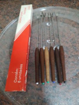 Garfos para fondue 