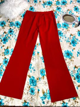 Calça Flare Vermelha