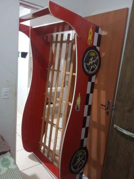 Cama Infantil Carrinho de Corrida