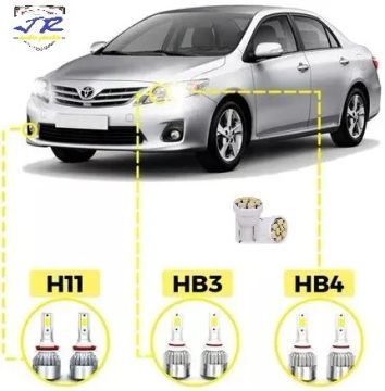 Kit Iluminação Alta Baixa Milha Meia Luz
