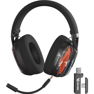 headset para jogos Attack Shark L60| tri-mode | mic conectável | PC/PS5/PS4/Switch
