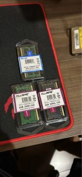 3x Memórias RAM 8GB DDR3/DDR3L 1333/1600 MHz