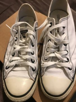 Converse All Star All Star - Couro Branco
