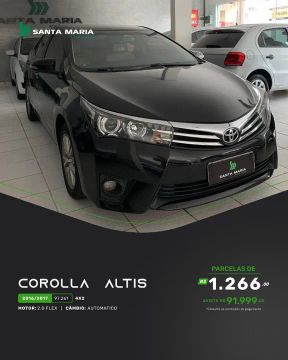 Toyota Corolla Altis 2.0 2016/2017