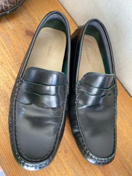 Mocassim couro Lacoste tamanho 38/39 
