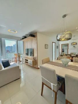 (Apartamento de 2 quartos a uma quadra do mar na Praia de Itaparica - Vila Velha - ES.