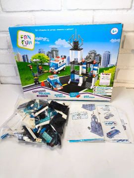 Brinquedo Blocos de Montar Comando Policial 