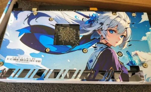 RX 580 8GB Anime Branca Defeito