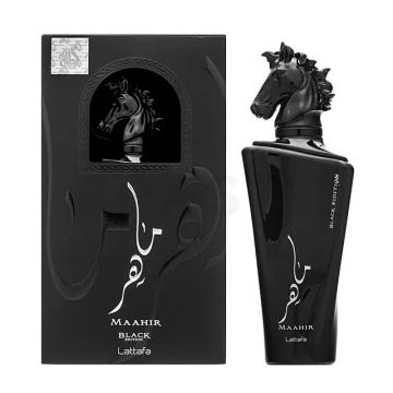 Perfume Árabe Lattafa Eau de Parfum Maahir Black unissex 100 ml (Lacrado)