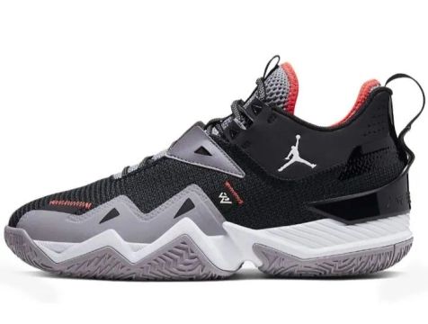 Tênis de basquete Nike Jordan Westbrook One Take, Black/White-cement Grey