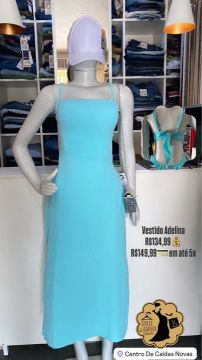 Vestido Azul Bebê 